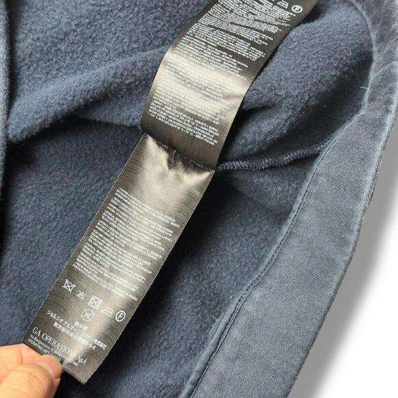 Set-GIORGIO ARMANI Cashmere-Cotton Hoodie/Sweatpants Navy Made In Italy $3500 - Picture 8 of 15